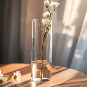 Acrylic cylinder vase