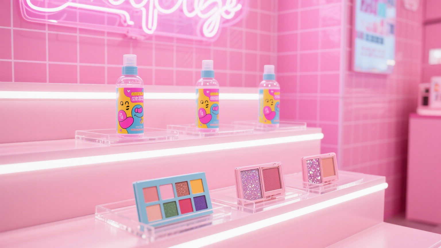 acrylic cosmetic display (4)