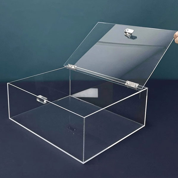 Clear Acrylic Lock Box – Custom Size