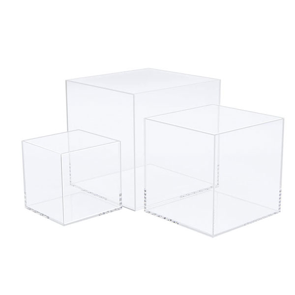 5 Sided Clear Acrylic Box – Custom Size