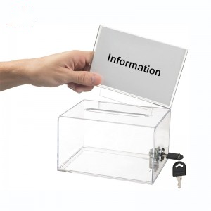 acrylic donation box