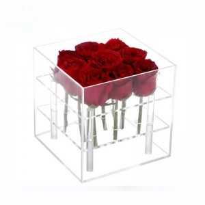 acrylic gift box clear