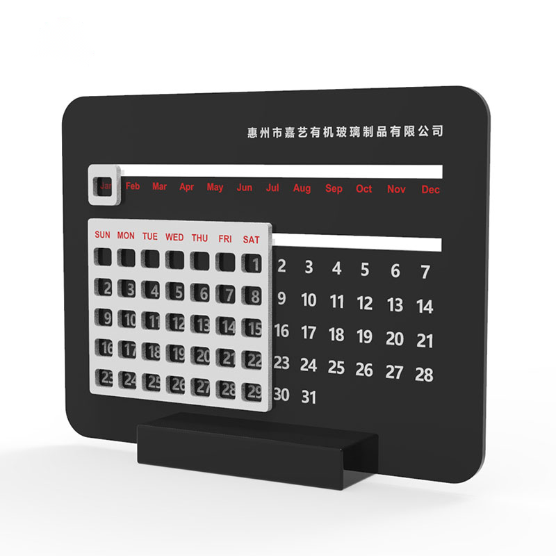 acrylic calendar stand