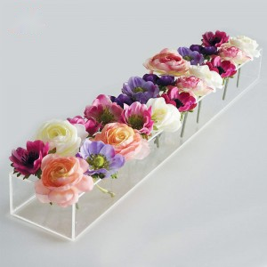 Acrylic Rectangular Vase - mahjcustom.com