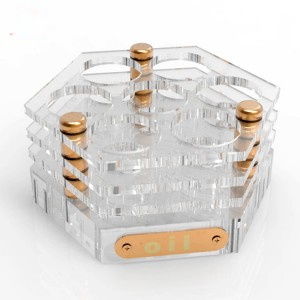 Custom Acrylic Oil Display Stand