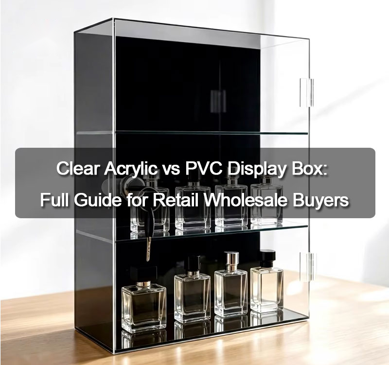 Clear Acrylic vs PVC Display Box: Material Comparison For Retail Wholesale Buyers