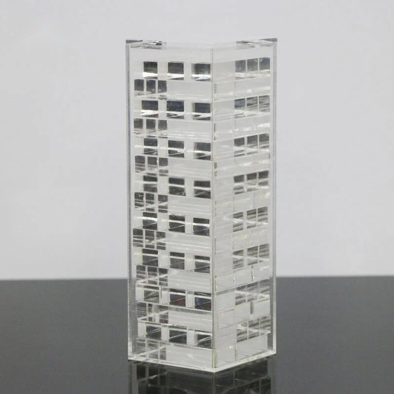 Acrylic jenga classic game g