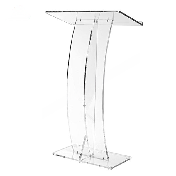 Clear Acrylic Podium - mahjcustom.com