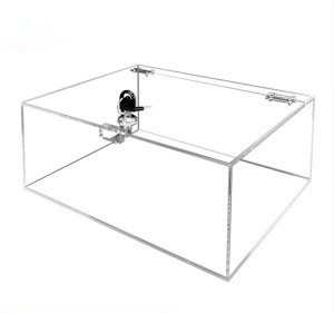 Clear Acrylic Lock Box – Custom Size