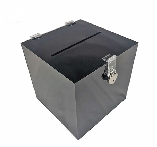 Black Acrylic Box Custom