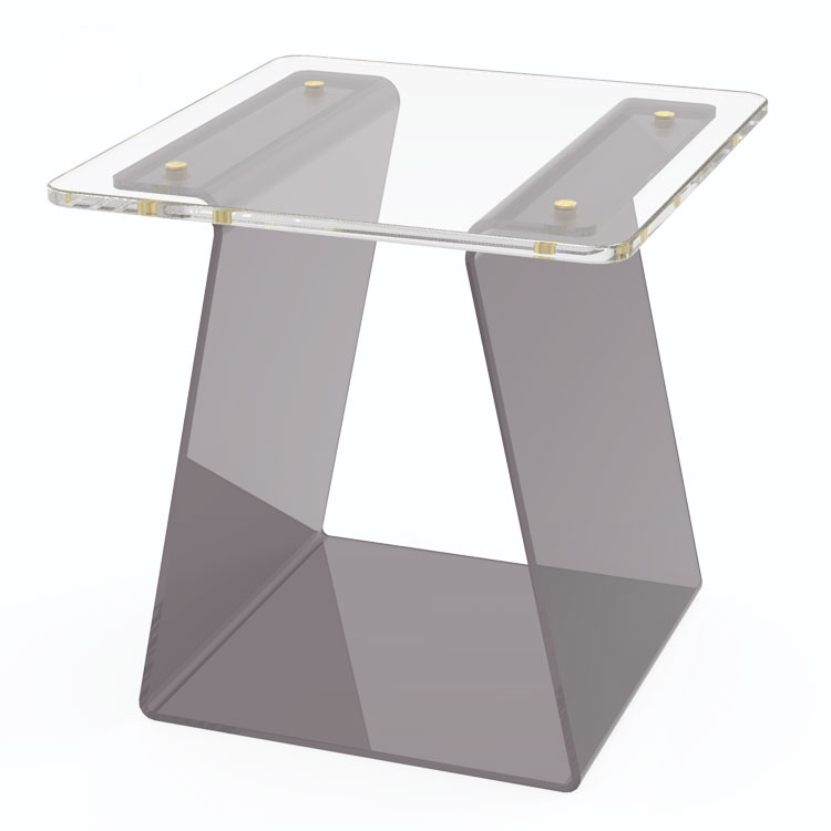 plexiglass side table