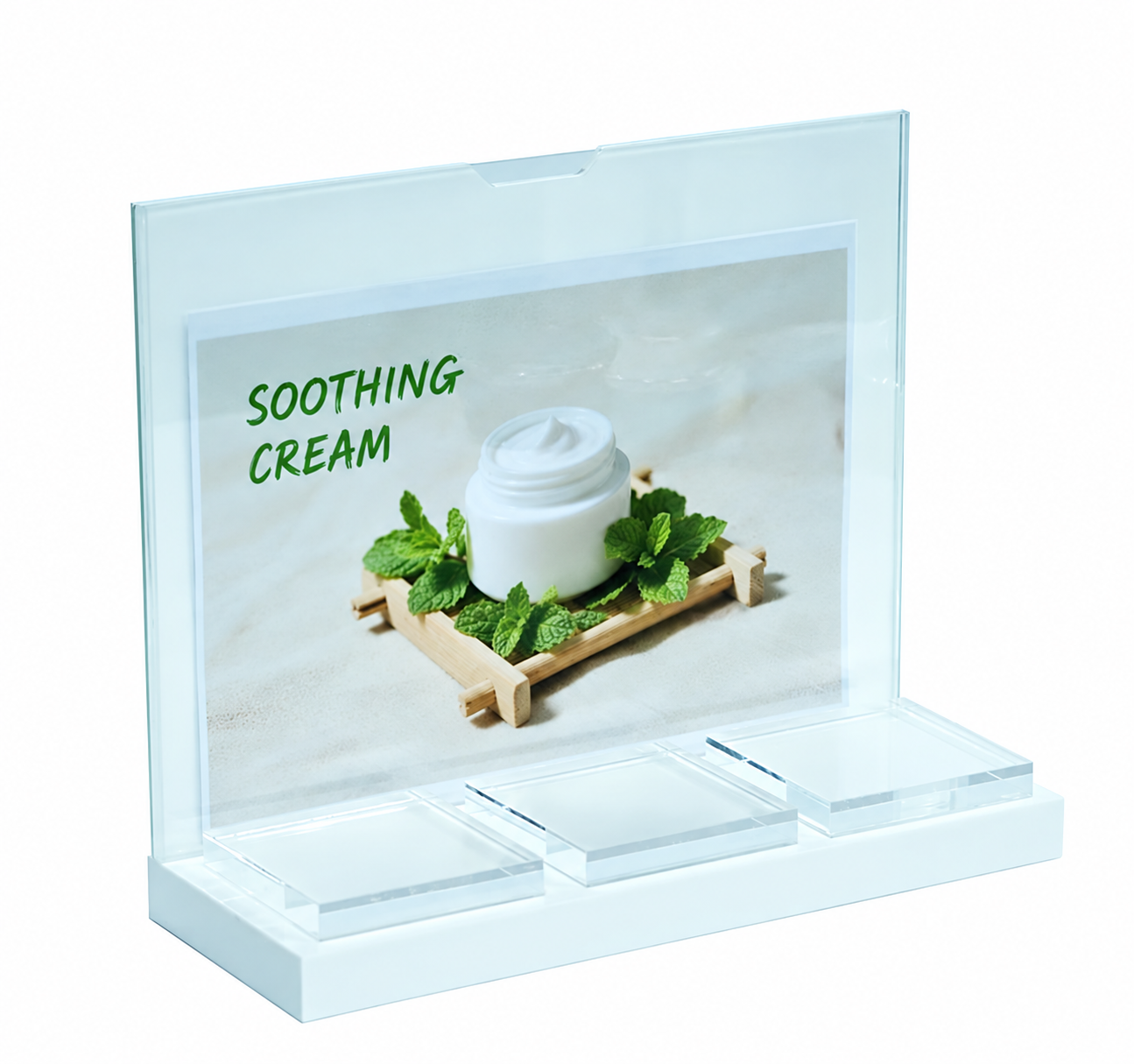 Acrylic Skincare Display Stand Custom