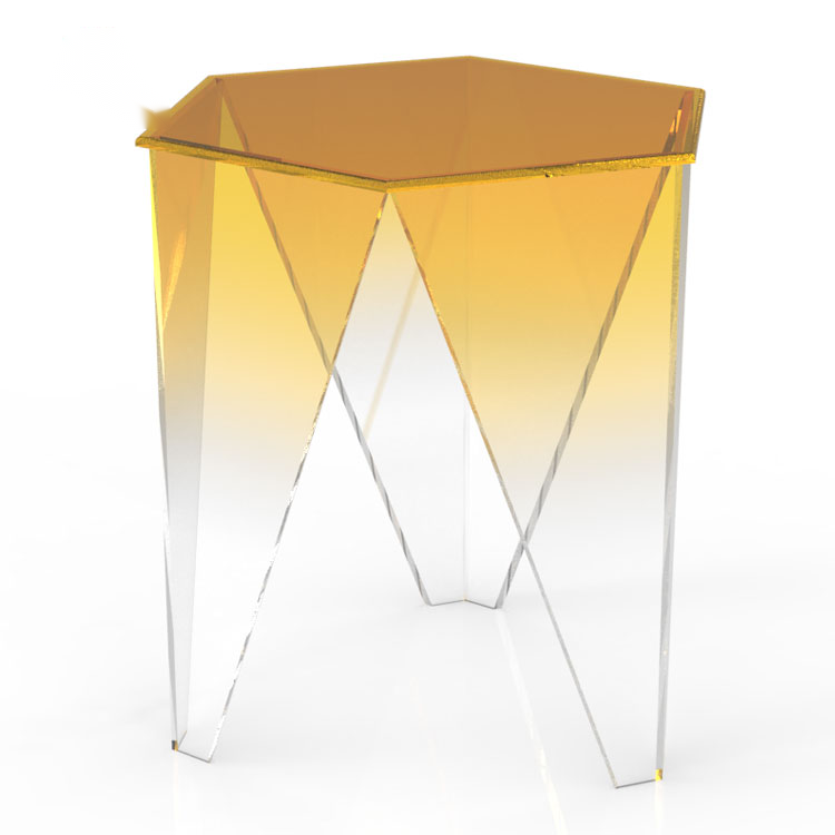 perspex coffee table
