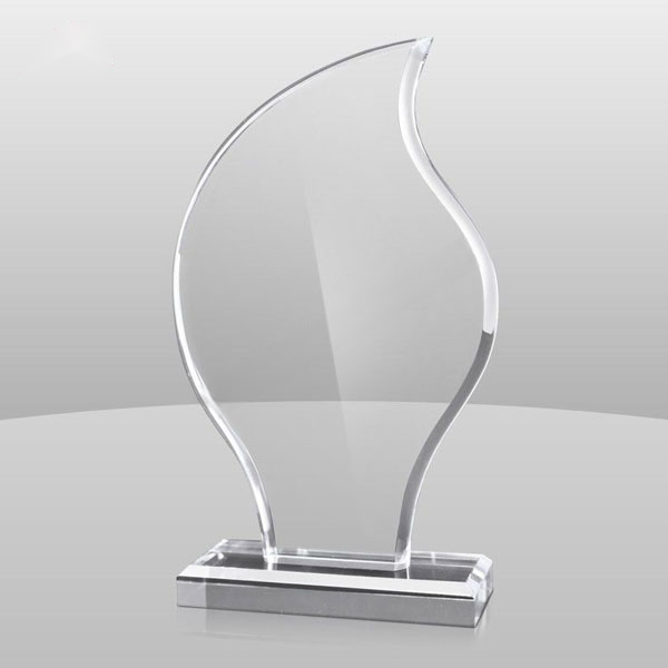 Clear Acrylic Trophy - mahjcustom.com