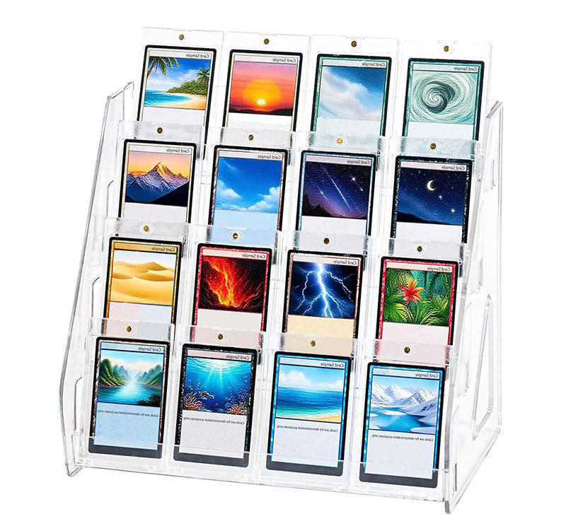 Custom Acrylic Trading Card Display Stand