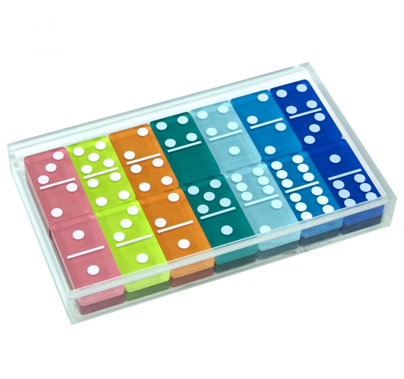 acrylic domino set