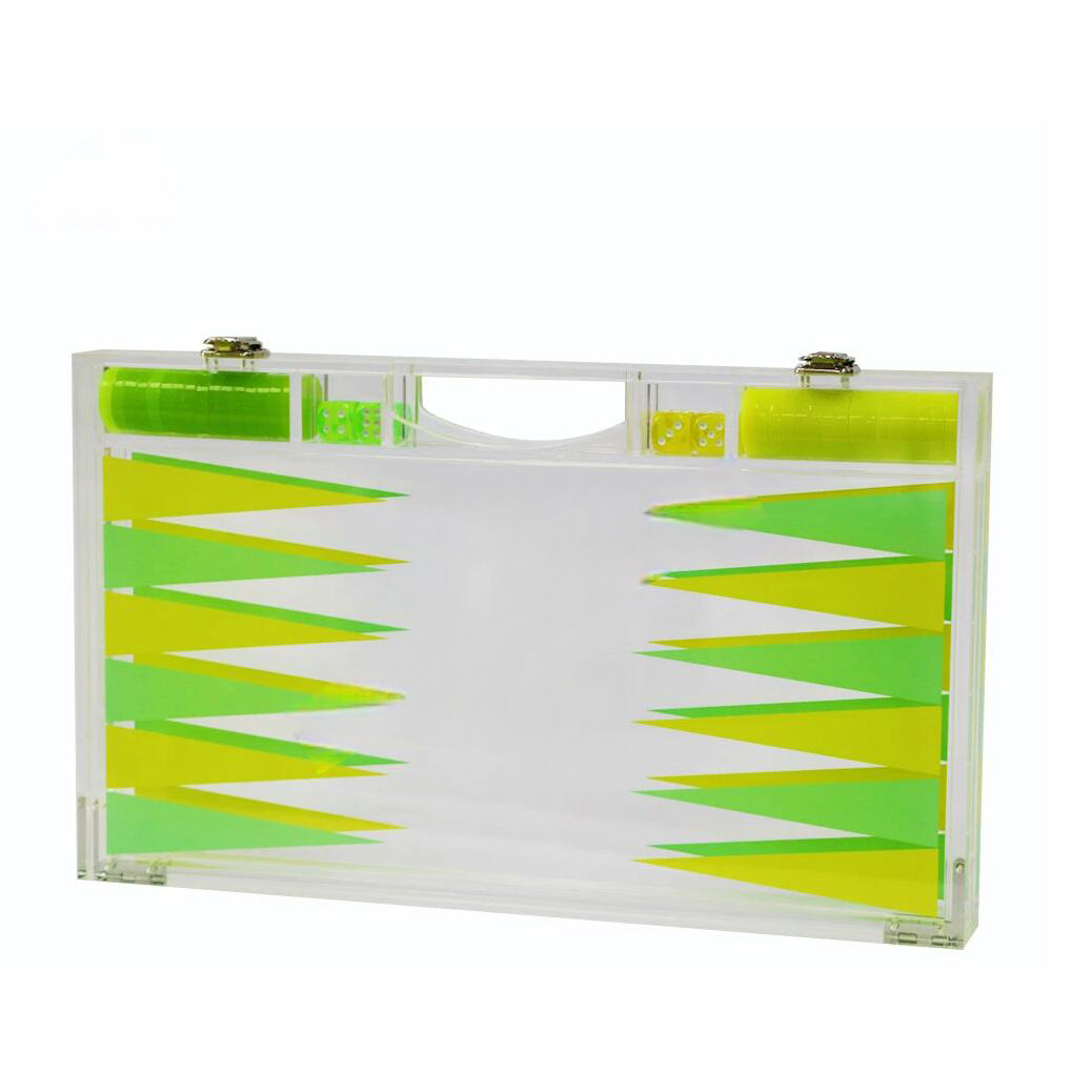 Acrylic backgammon game c