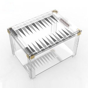 Acrylic Backgammon Game Table