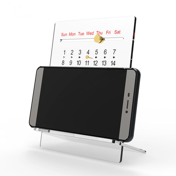 Acrylic Calendar with Phone Holder - mahjcustom.com