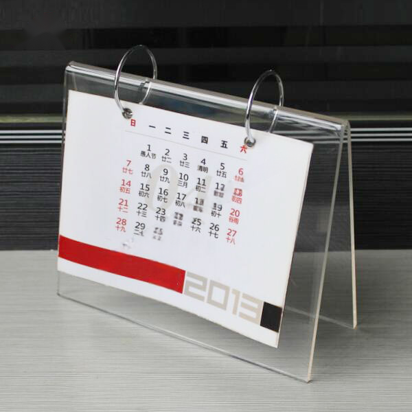 Custom Acrylic Calendar Stand - mahjcustom.com