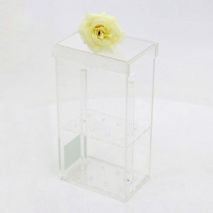Custom Clear Acrylic Rose Box Wholesaler – mahjcustom.com