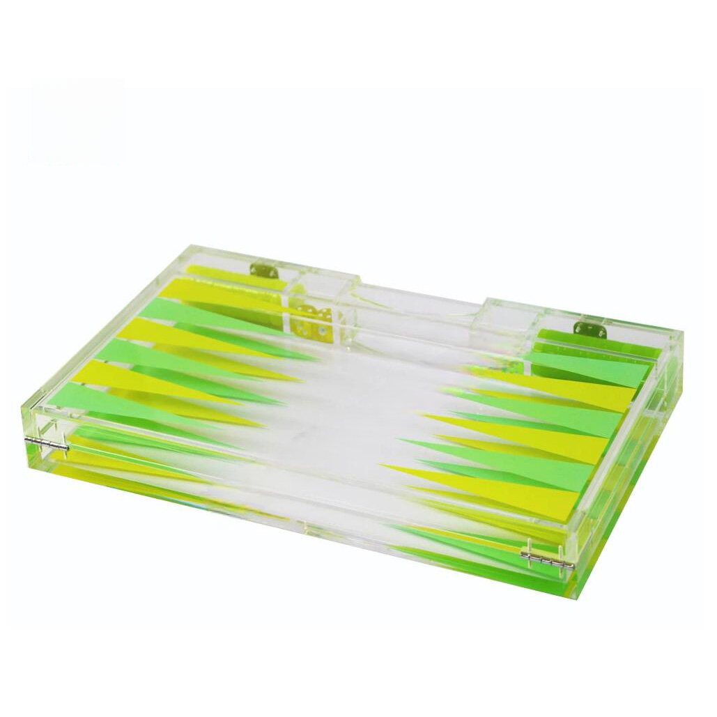 Acrylic backgammon game d