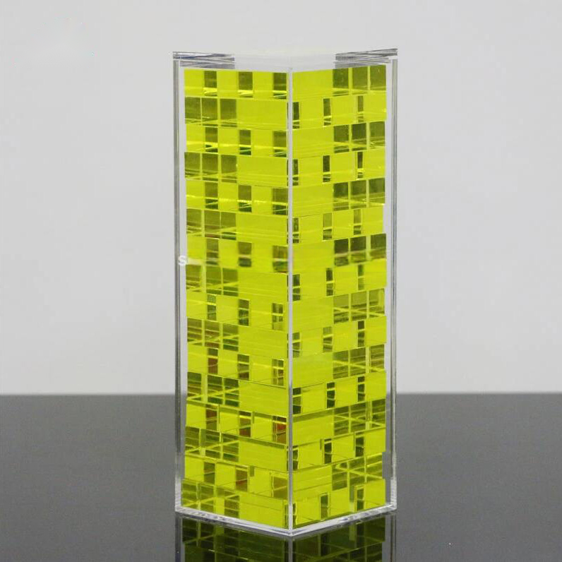 Acrylic jenga classic game v