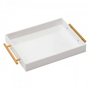 White Acrylic Trays