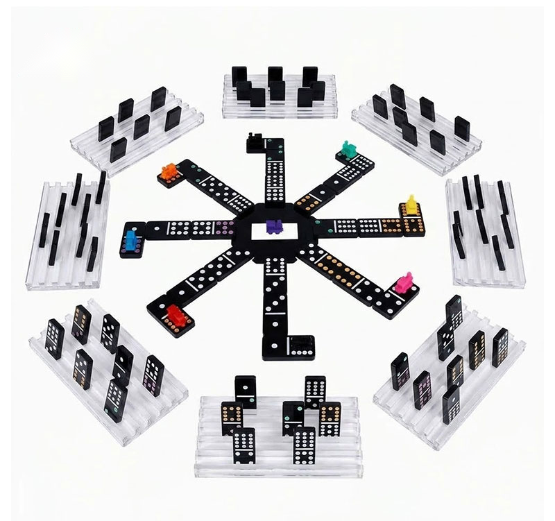 Custom Mexican Train Dominoes Game