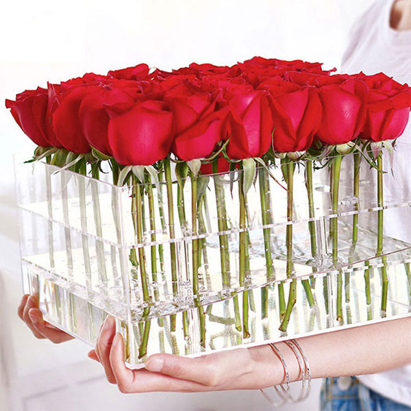 Custom Preserved Rose Acrylic Box Supplier | mahjcustom.com