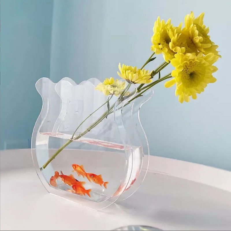 Clear Acrylic Vase - mahjcustom.com