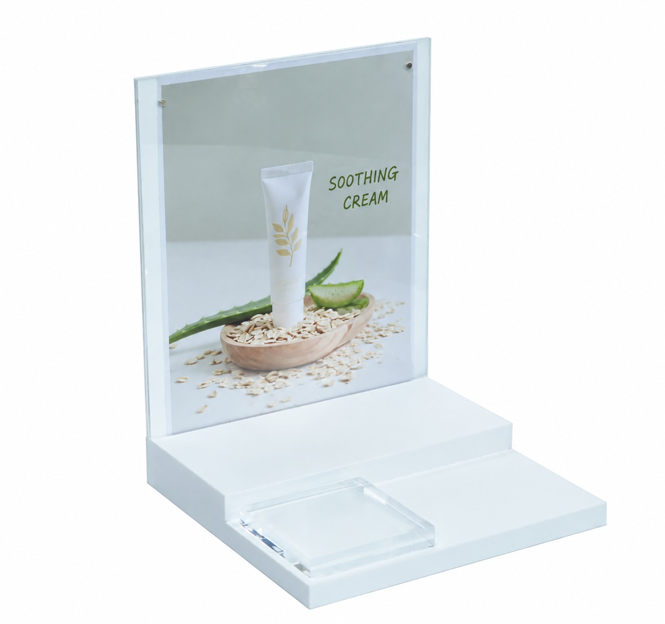 Acrylic Skincare Display Stand Custom