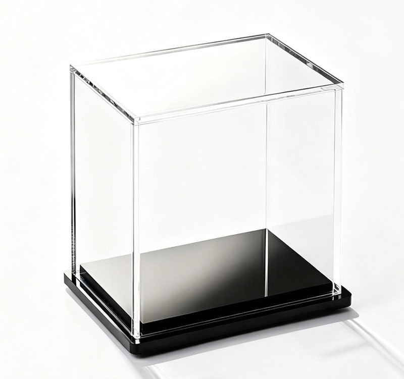 Custom Acrylic Display Box with Black Base