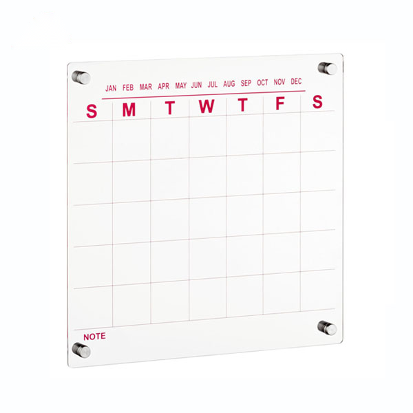 Acrylic Wall  Mount Calendar - mahjcustom.com