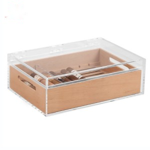 Acrylic Cigar Humidor Box