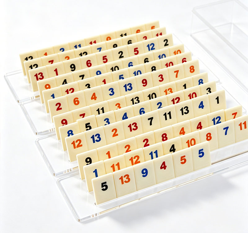 Custom Acrylic Rummikub Tiles Set