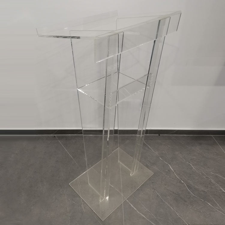 Bonded acrylic podium