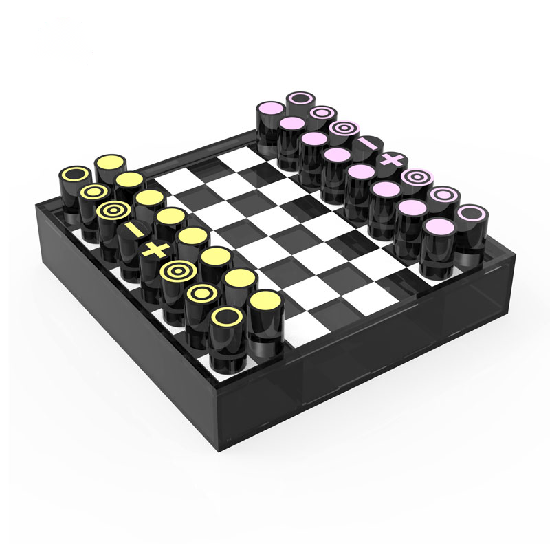Acrylic Chess Game Board Set Custom Supplier – mahjcustom.com