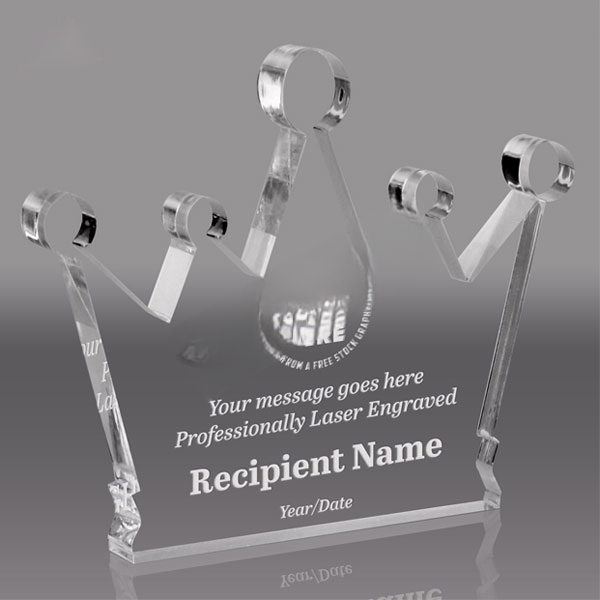 Engraved Acrylic Block Trophy - mahjcustom.com