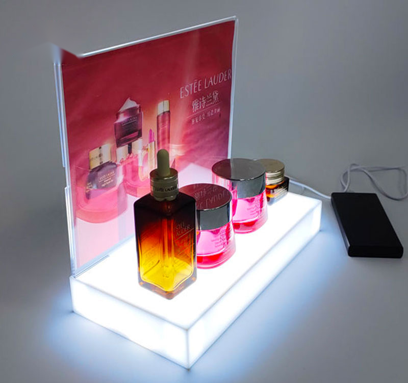 Custom Illuminated LED Cosmetic Displays