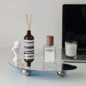 Mirror Acrylic Tray With Foot  - mahjcustom.com
