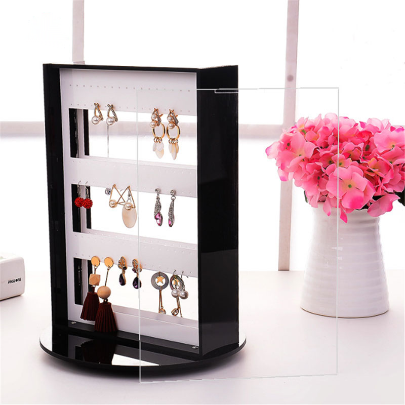Rotating Acrylic Earring Display Stand - mahjcustom.com