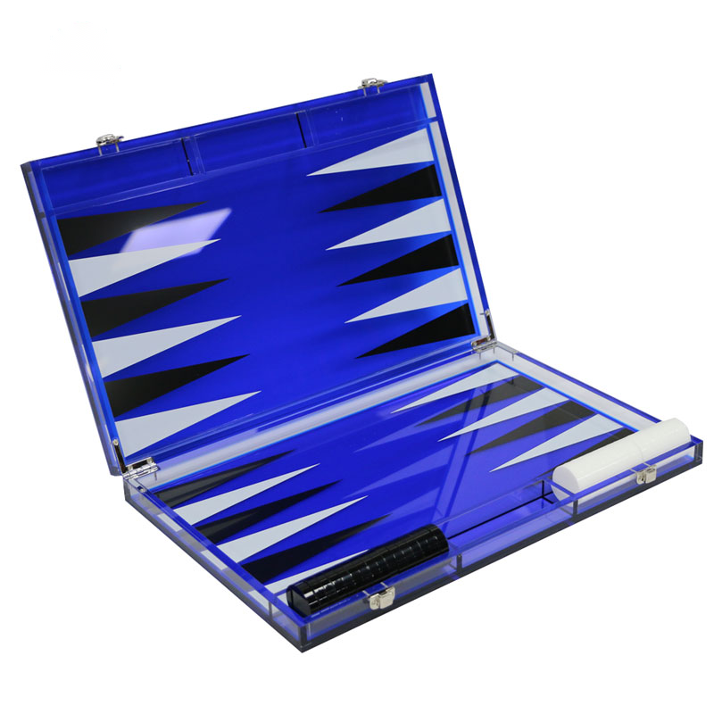 Acrylic Backgammon Game Set Custom – mahjcustom.com