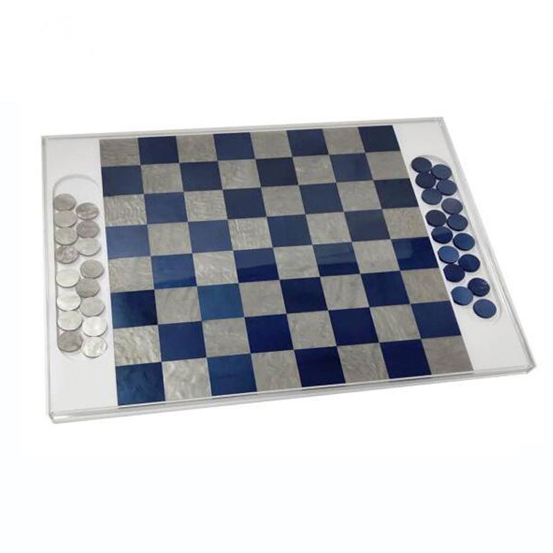 lucite chess set