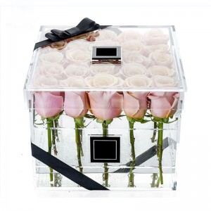 25 Hole Acrylic Flower Box