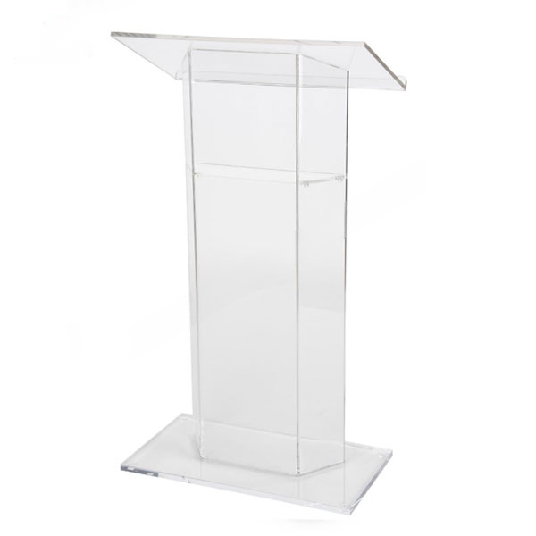Clear Acrylic Lectern Stand - mahjcustom.com