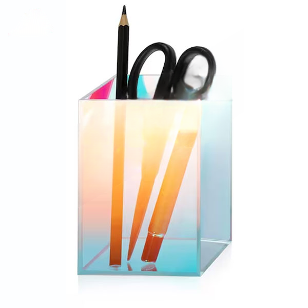 Rainbow Acrylic Pen Holder - mahjcustom.com