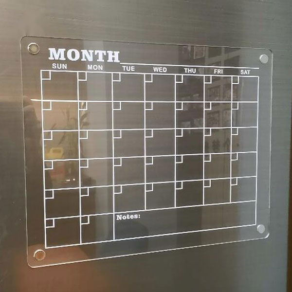 Acrylic Calendar for  Fridge - mahjcustom.com