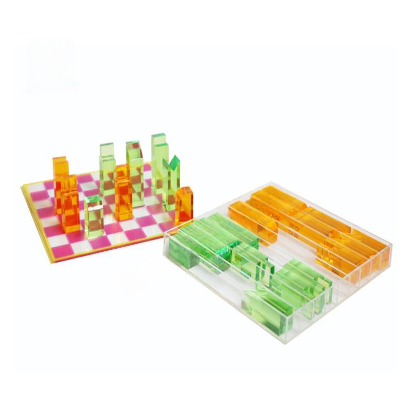 Acrylic chess game set (3)
