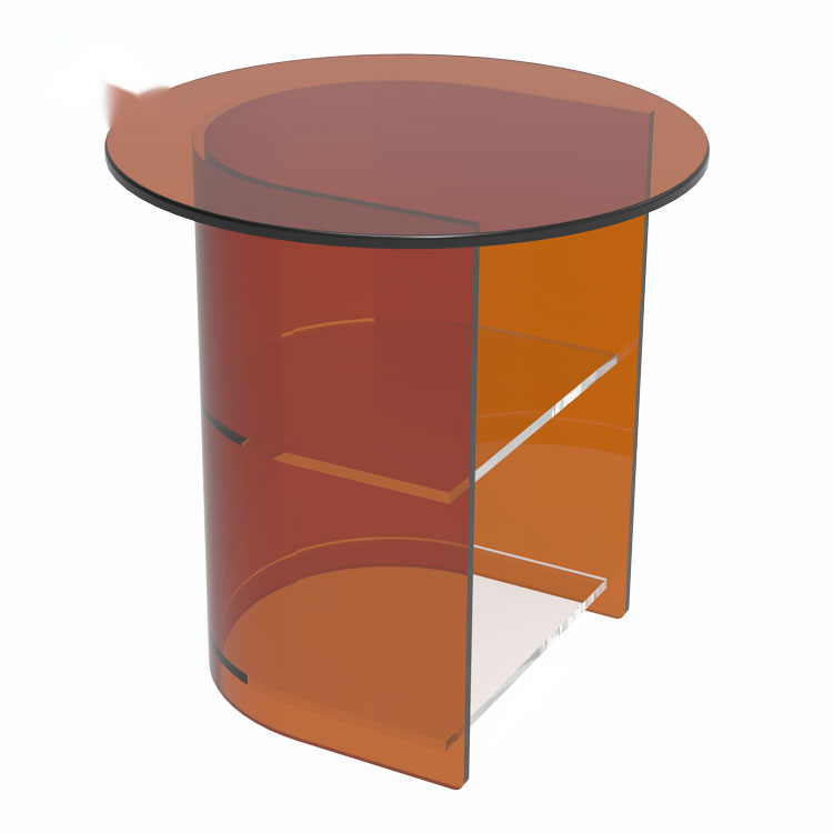 acrylic end table